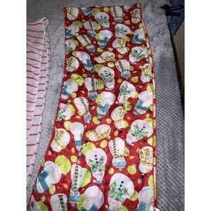 lot of 2 christmas sheer scarves